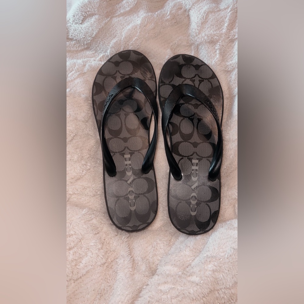 Coach New York(Lynn Platform/Zak Flip Flops) Size 8
